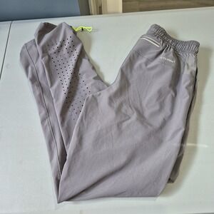 Under Armour Pants Womens Small‎ Gray Jogger Running Storm HeatGear Perforated